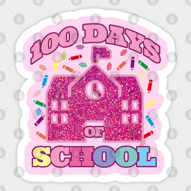 100 Days Of School Sticker by EunsooLee